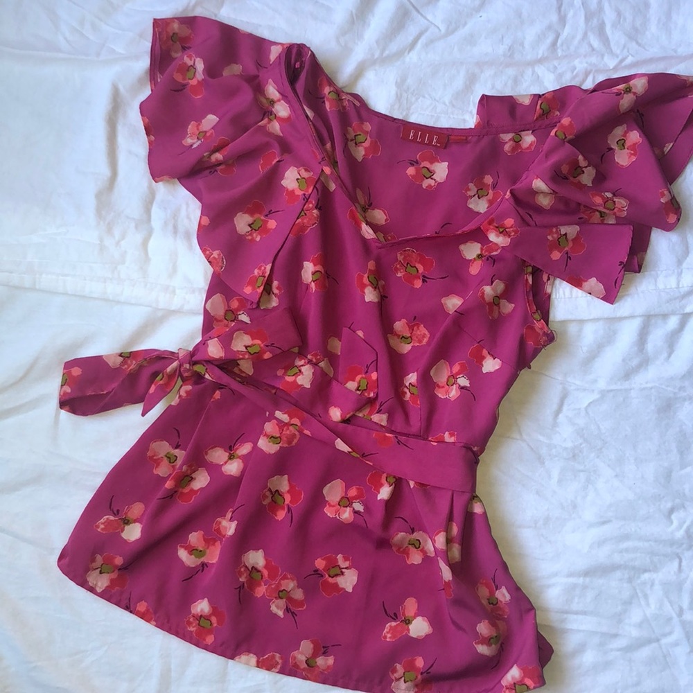 Elle fitted blouse
